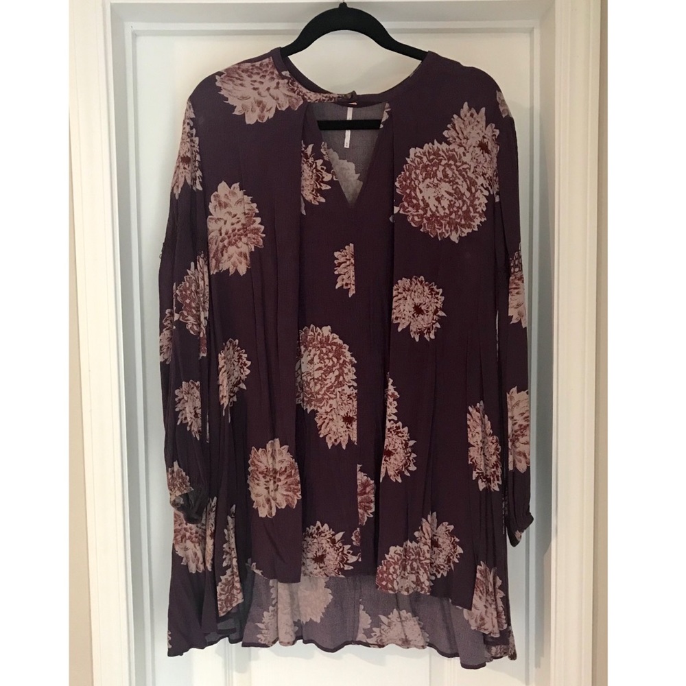 Free People Floral Tunic